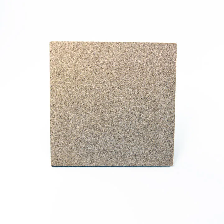 BRONZE FILTER CARTRIDGE PLATE 60X60X3 80MICRON  DLP202406195 filtro de polvo sinterizado - PLACA DE CARTRIDCH0 DE FILTR0 BR0NCE 60X60X3 80MICR0NES, Tamaño: 60