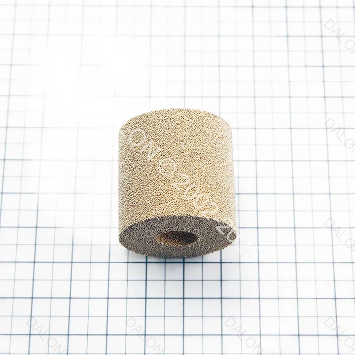 BRONZE FILTER CAP 21.5X25.5X38.8 10MICRON HHC03050 HEK80-10.040-SB060 BFM10DISHHC03050 Sintered Copper Filter - BRONZE FILTER CAP 21.5X25.5X38.8 10MICRON 
