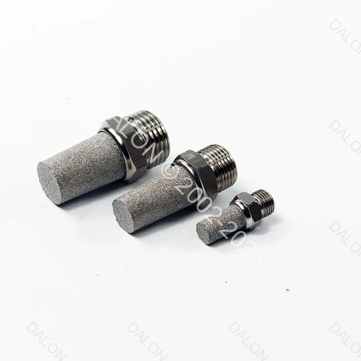 SINTERED STAINLESS STEEL MUFFLER TYPE SSA 3/4 NPT
