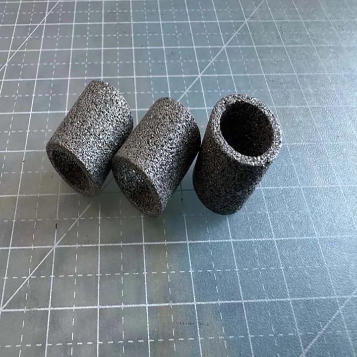 STEEL FILTER CAP 5X10.2X17 30MICRON