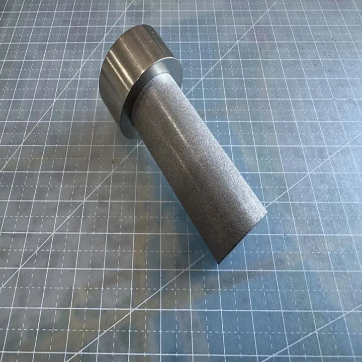 STEEL FILTER CAP 7X10X11.5 80MICRON