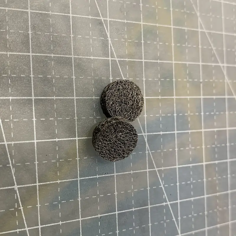 SS 316L WIRE FILTER DISC 11X3.4